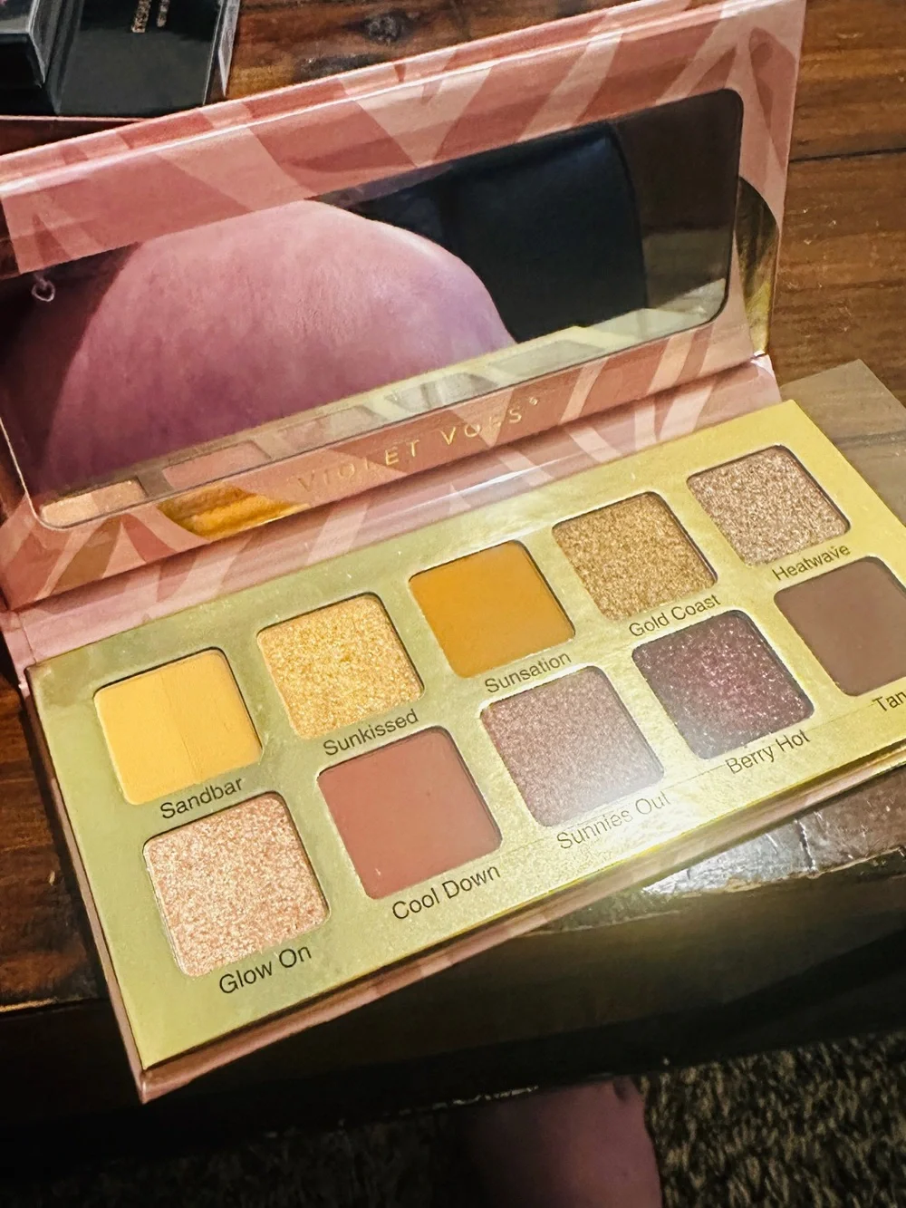Violet Voss Sunkissed Eyeshadow Palette - Warm Yellow & Gold Tones